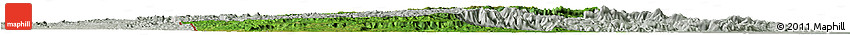Satellite Horizon Map of Cayo, lighten, semi-desaturated