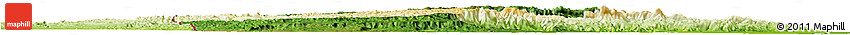 Satellite Horizon Map of Cayo, physical outside