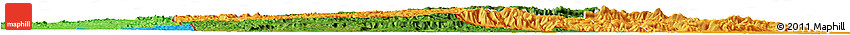 Satellite Horizon Map of Cayo, political outside