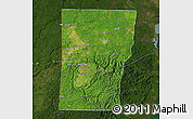 Satellite Map of Cayo, darken