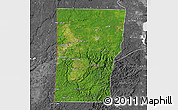 Satellite Map of Cayo, desaturated