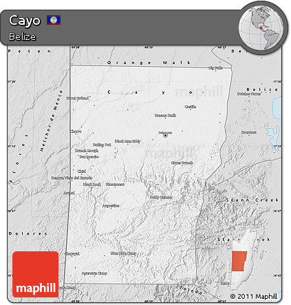 Silver Style Map of Cayo
