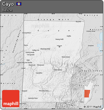 Silver Style Map of Cayo