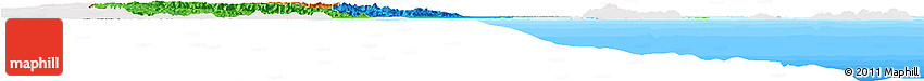 Political Horizon Map of Belize, single color outside, bathymetry sea