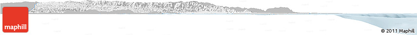Gray Horizon Map of Toledo, single color outside