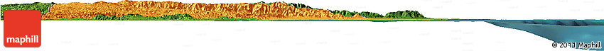 Political Horizon Map of Toledo, satellite outside