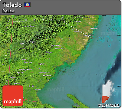 Satellite Map of Toledo
