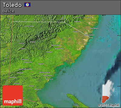 Satellite Map of Toledo