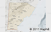 Shaded Relief Map of Toledo, lighten, semi-desaturated