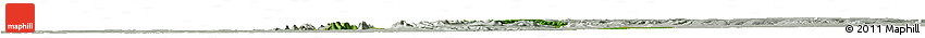 Satellite Horizon Map of Boukoumbe, lighten, semi-desaturated