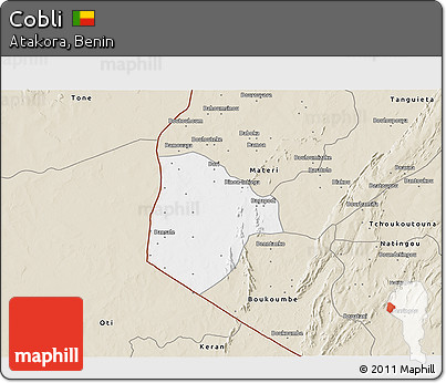Classic Style 3D Map of Cobli
