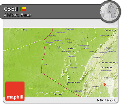 Physical 3D Map of Cobli