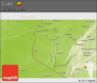 Physical 3D Map of Cobli