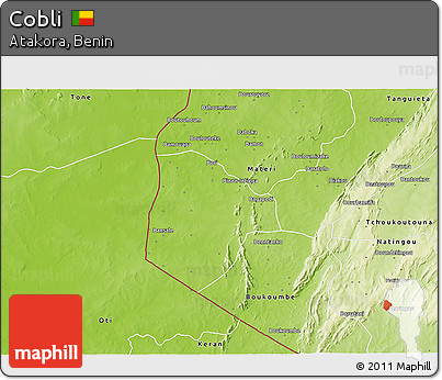Physical 3D Map of Cobli