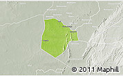Physical 3D Map of Cobli, lighten, semi-desaturated