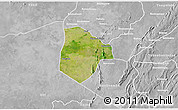Satellite 3D Map of Cobli, lighten, desaturated