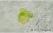 Satellite 3D Map of Cobli, lighten, semi-desaturated