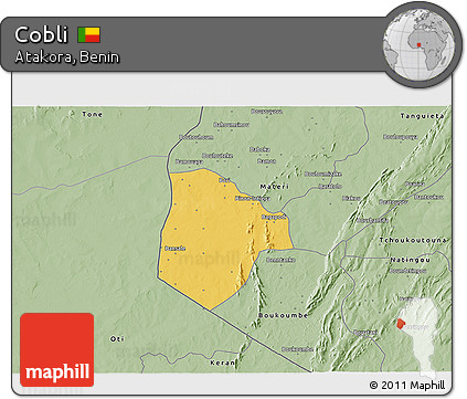 Savanna Style 3D Map of Cobli