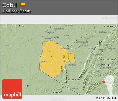 Savanna Style 3D Map of Cobli