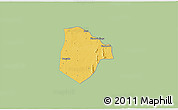 Savanna Style 3D Map of Cobli, single color outside