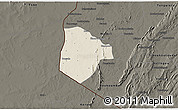 Shaded Relief 3D Map of Cobli, darken