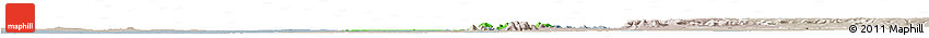 Political Horizon Map of Cobli, lighten, semi-desaturated