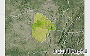 Satellite Map of Cobli, semi-desaturated