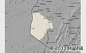 Shaded Relief Map of Cobli, darken, desaturated