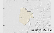 Shaded Relief Map of Cobli, lighten, desaturated