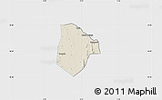 Shaded Relief Map of Cobli, single color outside
