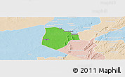 Political Panoramic Map of Cobli, lighten