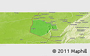 Political Panoramic Map of Cobli, physical outside