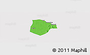 Political Panoramic Map of Cobli, single color outside