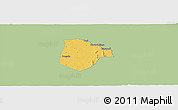 Savanna Style Panoramic Map of Cobli, single color outside