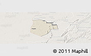 Shaded Relief Panoramic Map of Cobli, lighten
