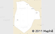 Classic Style Simple Map of Cobli, single color outside