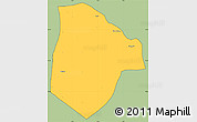 Savanna Style Simple Map of Cobli, cropped outside