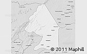 Silver Style 3D Map of Kerou