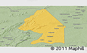 Savanna Style Panoramic Map of Kerou