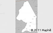 Gray Simple Map of Kerou