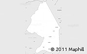 Silver Style Simple Map of Kerou
