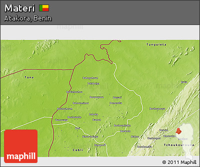 Physical 3D Map of Materi