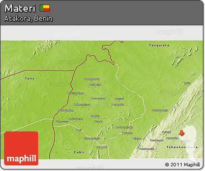 Physical 3D Map of Materi