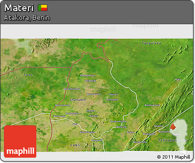 Satellite 3D Map of Materi