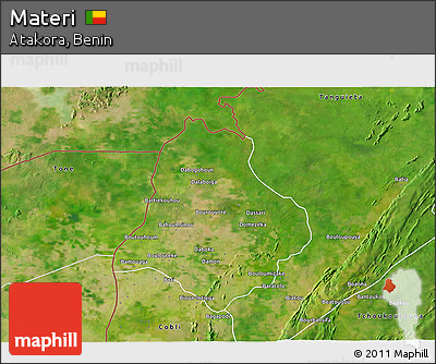 Satellite 3D Map of Materi