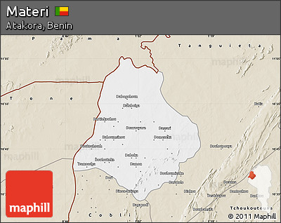 Classic Style Map of Materi