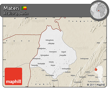 Classic Style Map of Materi