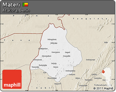Classic Style Map of Materi