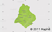 Physical Map of Materi, cropped outside