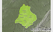 Physical Map of Materi, darken, semi-desaturated
